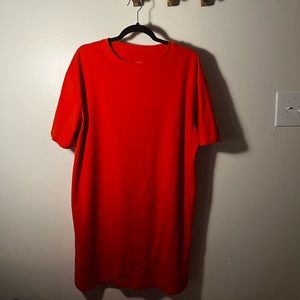 A New Day Large T-Shirt Dress in Bright Orange